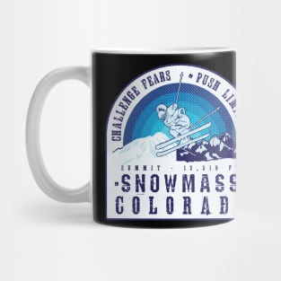 Ski Snowmass Colorado Mug